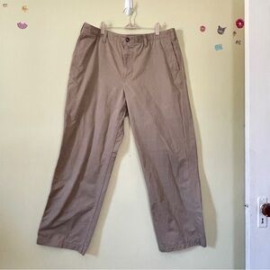 Eddie Bauer Khaki Tan  Flat Front Pants
